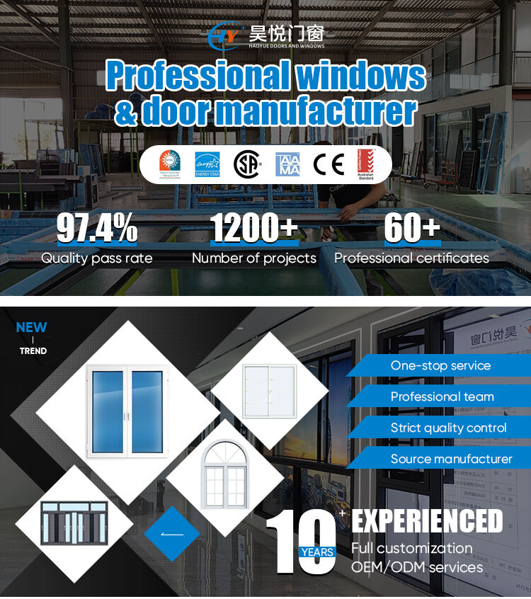 UPVC Tilt & Turn Windows High Quality Customized for House Low Price Casement Fixed Profile Pvc Window supplier