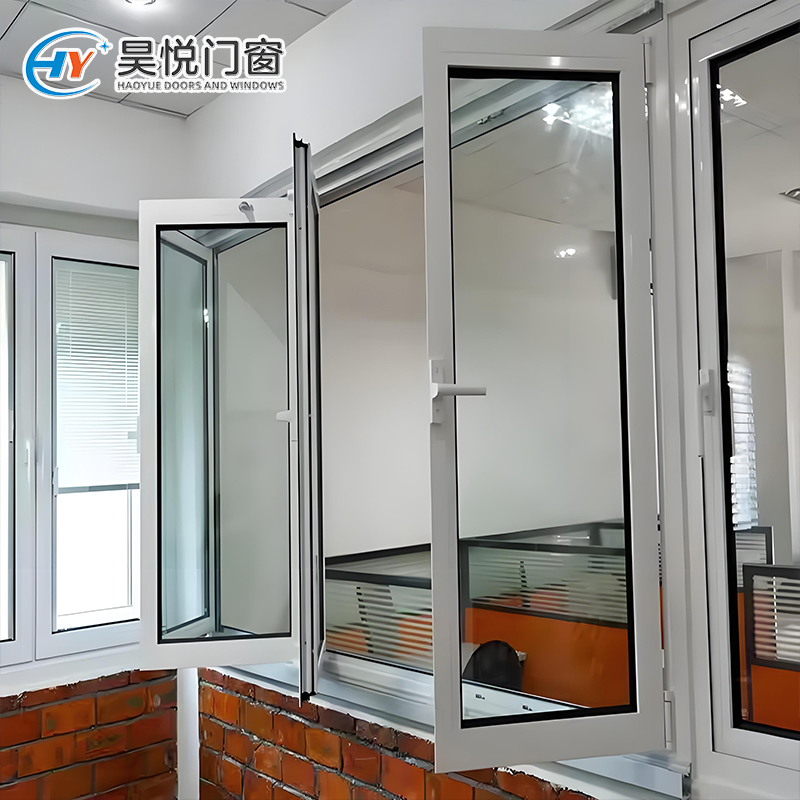 UPVC Tilt & Turn Windows High Quality Customized for House Low Price Casement Fixed Profile Pvc Window manufacture